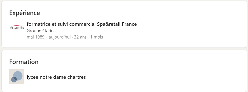 Ajoutez vos expériences et indiquez vos formations